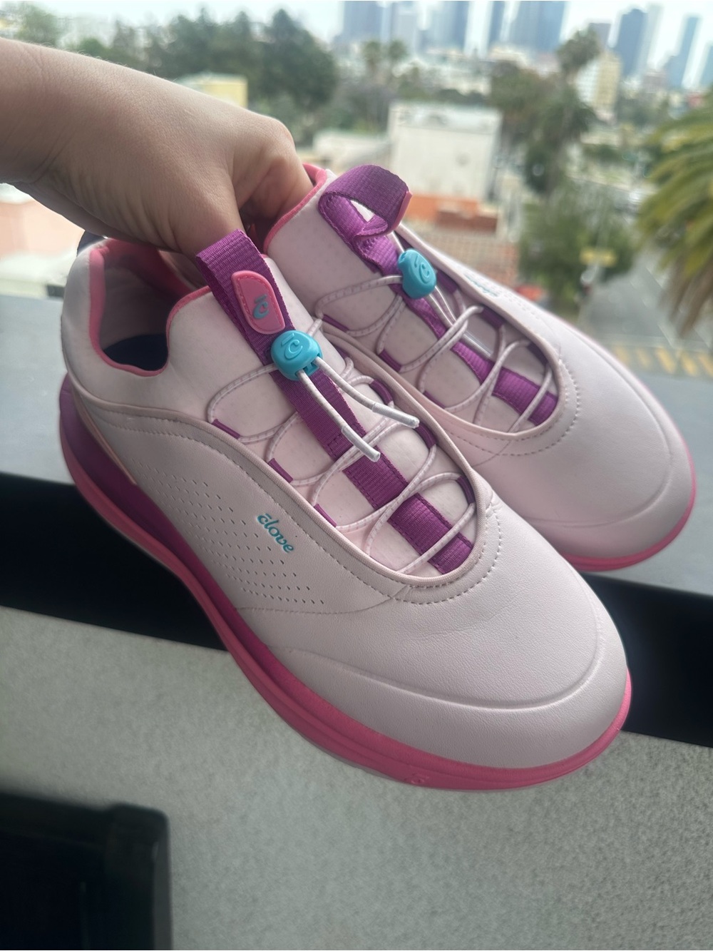 Clove Prima Pink Purple Slip Resistant Sneaker | W9.5 / M8 - Picture 10 of 10